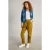 White Stuff Rowena Linen Trouser Mid Chartreuse