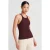 Geribbelde Katoenen Mouwloze Cami Blouse