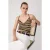 TRENDYOLMİLLA Dames Meerkleurig Gestreept Mouwloos Getailleerd Blouses
