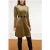 Vanilia Little Velvet Dress Cliff Green
