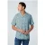 No Excess Shirt Short Sleeve Resort Collar Allover Printed Light Aqua