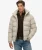 Microvezel Sport Puffer Jas Met Capuchon Crème