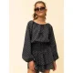 LOOXS 10sixteen blousetop antraciet