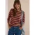 Basic Shirt met boothals en strepen