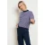 LOLALIZA gestreepte gebreide trui met wol – donkerblauw/lila