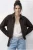 Oversized Denim Bomberjack met Riem