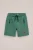 WE Fashion – Jongens regular fit sweatshort – Regular fit – Donkergroen – Katoen –