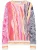 Carlo Colucci Trui ‘Demetz’  donkerblauw / oranje / pink / wit