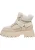 BUFFALO Veterlaarsjes ‘Aspen’  beige / crème