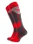 Stark Soul Sportsokken  stone grey / donkergrijs / rood / zwart