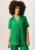 Oversized overhemd met korte mouwen en plissé