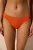 Gestructureerde Geribbelde Bikini Bottoms Met Middelhoge Taille