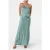 Forever New Kelly One Shoulder Satin Maxi Smoke Blue