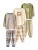 Next Nachtkledij  beige / blauw / taupe / olijfgroen