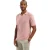 No Excess Pullover short sleeve v-polo slub light mauve