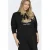 ONLY CARMAKOMA kerst sweatjurk zwart