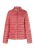 usha licht gewatteerd jack Dames Vintage rood