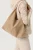 Beige tas