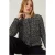 Gestructureerde Crop Cardigan met Knopen sluiting