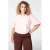 MS Mode jacquard top Plus Size – lichtroze