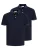 Jack & Jones Heren poloshirt 2 pack Paulos – Slim Fit