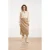 Smashed Lemon Midi rok van faux suède |