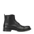 JACK & JONES leren veterboots antraciet