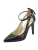 Nero Giardini Sandaal ‘NeroGiardini E211072DE Nappa Nero Decoltè eleganti per Donna in pelle tacco alto’  zwart