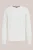 WE Fashion – Heren regular fit gebreide trui met structuur – Regular fit – Wit – Katoen –