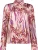 Geisha Blouse AOP satijn Off White dames