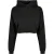 Urban Classics Dames/Dames Oversized Crop Hoodie (Zwart)