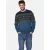 Babista trui met wol gebreid blauw
