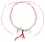 Bonnie Studios Sieraad
Dames Pendant Party Red Necklace, Kleur: Roze