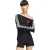 Adidas One Shoulder Asymmetric Long-sleeve Top T-shirts Dames – Zwart –