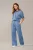 Lina Blouse Denim Blauw