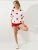 Bianco Lucci Sweatshirt  rood / wit