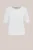 WE Fashion – Dames gebreide trui met structuur – Regular fit – Gebroken wit – Biologisch katoen –
