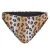 Brave Soul Omkeerbare bikinibroekjes met luipaardprint voor dames (Zwart/Bruin)