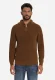 No-excess Pullover Half Zip High Neck Light Weight Chenille Trui 048 Caramel