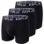 Replay Boxershorts met herenlogo (3-pack) (Zwart/Zwart)