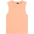 The Kooples Vintage Fluo Sleeveless T-shirt Orange Fluo