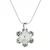 Halsketting Snowflake Cometa met Swarovski-kristallen
