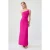 TRENDYOLMİLLA Dames Roze Effen Maxi Mouwloos Diploma-uitreiking / Gala A-lijn Avond & Gala Jurk