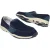 Atlas For Men Heren leren elastische gusset loafers
