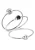 ELLI Ring  zwart / zilver / transparant