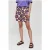 Zenggi Cotton Printed Short Violet
