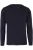 MAERZ Superwash Classic Fit Trui ronde hals Marine, Effen