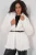 Lang Oversized Nepbont Jas Met Ceintuur