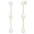 Valero Pearls Oorbellen  goudgeel / parelwit