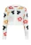 swirly Gebreid vest  gemengde kleuren / wolwit